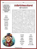 A Christmas Carol Word Search Thumbnail