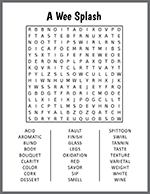 A Wee Splash Word Search thumbnail
