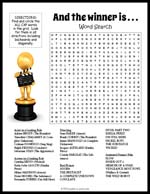 Academy Awards Word Search Thumbnail