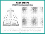 Adam and Eve Word Search Thumbnail