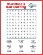 Airplane Word Search thumbnail