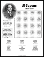 Al Capone Word Search thumbnail