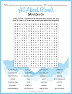 All About Clouds Word Search thumbnail