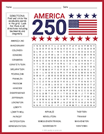 America 250 Word Search thumbnail