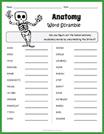 Anatomy Word Scramble thumbnail