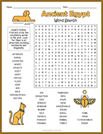 Ancient Egypt Word Search thumbnail