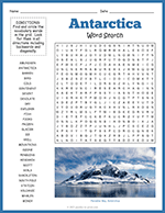 Antarctica Word Search thumbnail