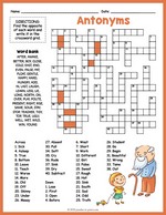 Printable Crossword Puzzles For Kids