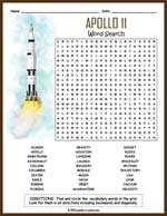 Apollo 11 Word Search Thumbnail