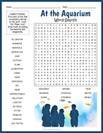 Aquarium Word Search thumbnail