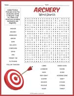 Archery Word Search thumbnail
