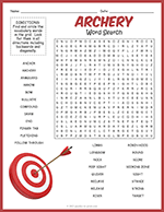 Archery Word Search thumbnail