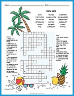 At the Beach Crossword thumbnail