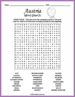 Austria Word Search Thumbnail