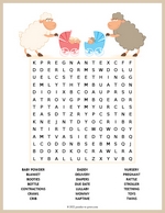 Baby Shower Word Search thumbnail
