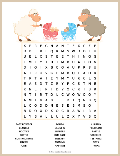 Wedding Word Search