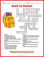 Back to School Crossword thumbnail