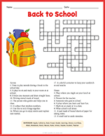 Back to School Crossword thumbnail