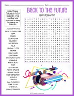 Back To the Future Word Search thumbnail