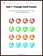 Ball And Triangle Math Puzzle thumbnail