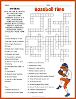 Baseball Crossword thumbnail