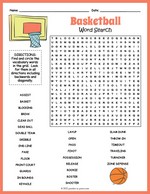 Basketball Word Search thumbnail