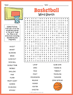 Basketball Word Search thumbnail