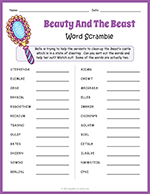 Beauty And the Beast Word Scramble thumbnail