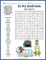 Bedroom Word Search Thumbnail