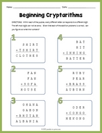 Beginning Cryptarithms thumbnail