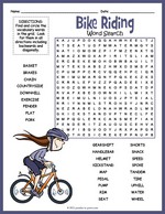 Bicycle Word Search thumbnail