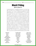 Black Friday Word Search Thumbnail