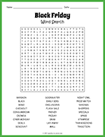 Black Friday Word Search thumbnail
