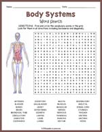 Body Systems Word Search Thumbnail