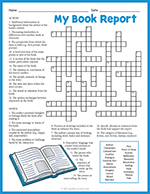 Book Report Crossword thumbnail