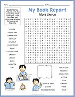 Book Report Word Search thumbnail