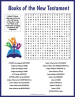 Books of the New Testament Word Search Thumbnail