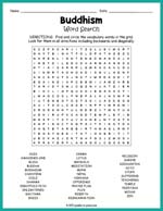 Buddhism Word Search Thumbnail