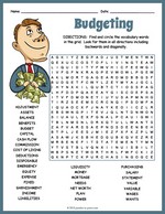 Budgeting Word Search Thumbnail