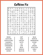 Caffeine Fix Word Search thumbnail