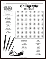 Calligraphy Word Search thumbnail