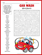Car Wash Word Search thumbnail