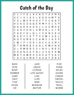 Catch of the Day Word Search thumbnail