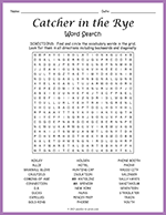 Catcher in the Rye Word Search thumbnail