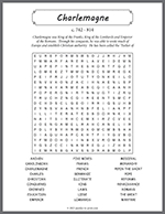 Charlemagne Word Search thumbnail