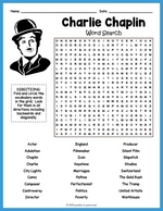 Charlie Chaplin Word Search thumbnail