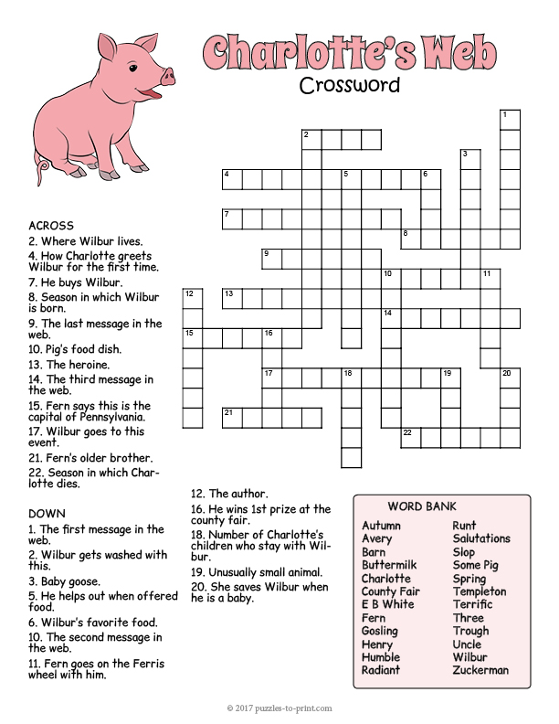 one of the canterbury pilgrims crossword