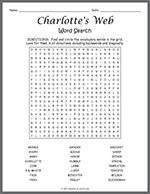 Charlotte's Web Word Search thumbnail