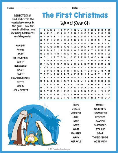 Christmas Puzzle Worksheet Activities