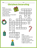 Christmas Decorations Crossword thumbnail